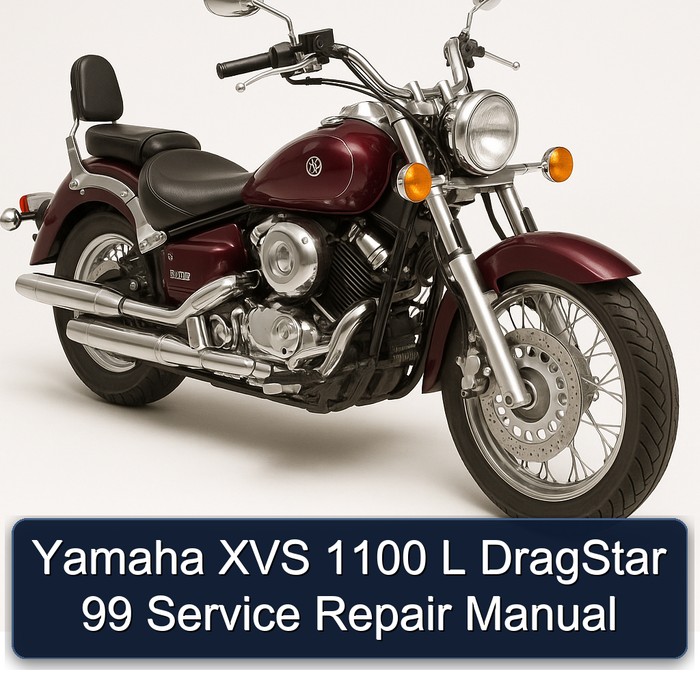 Yamaha XVS Models 1100 L Dragstar 99 Service Repair Workshop Manual PDF