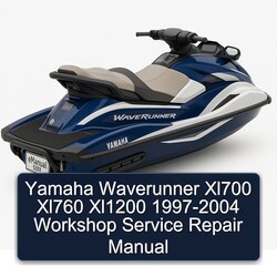 1997-2004 Yamaha Waverunner XL700 XL760 XL1200 Service Repair Workshop Manual PDF