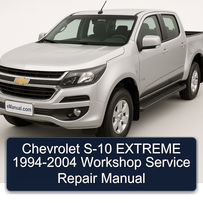 1994-2004 Chevrolet S10 S-10 Extreme Service Repair Workshop Manual PDF
