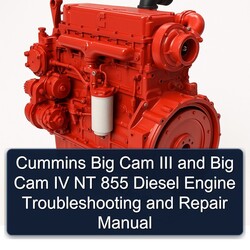 Cummins NT Series Big Cam III IV 855 Diesel Engine Troubleshooting Service Repair Workshop Manual PDF