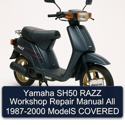 1987-2000 Yamaha Razz SH50 All - Models Covered Service Repair Workshop Manual PDF