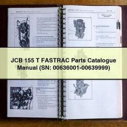 JCB 155 T Fastrac (sn: 00636001-00639999) Parts Catalog PDF