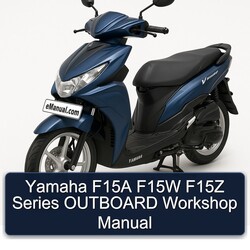 Yamaha F15A F15W F15Z Series Outboard Service Repair Workshop Manual PDF