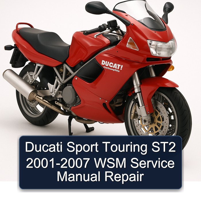 2001-2007 Harley Davidson Touring Ducati Sport ST2 - WSM Service Repair Workshop Manual PDF