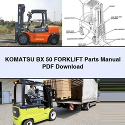 Komatsu BX 50 Forklift Parts Catalog PDF