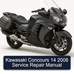 2008 Kawasaki Concours Models 14 Service Repair Workshop Manual PDF
