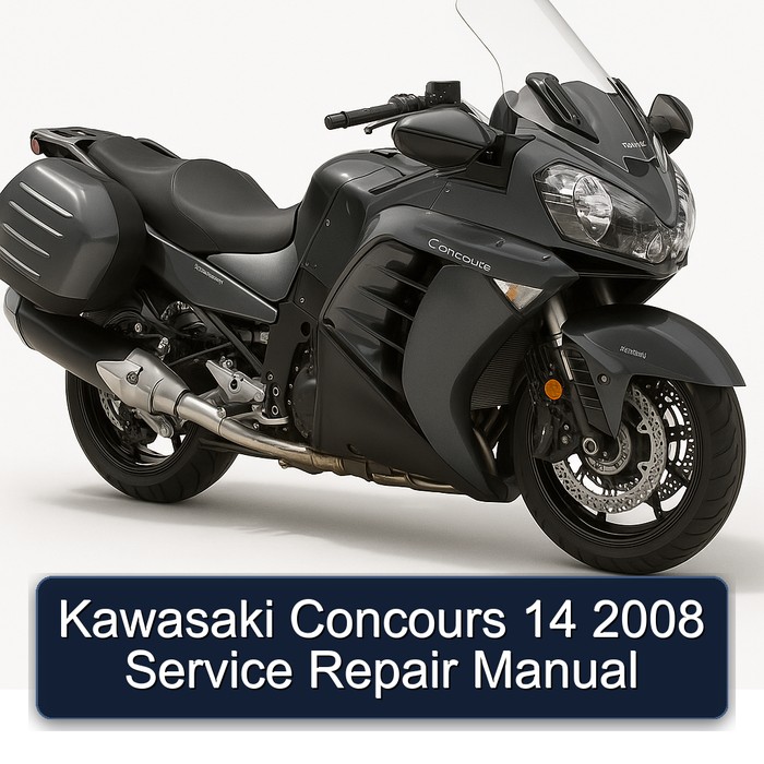 2008 Kawasaki Concours Models 14 Service Repair Workshop Manual PDF