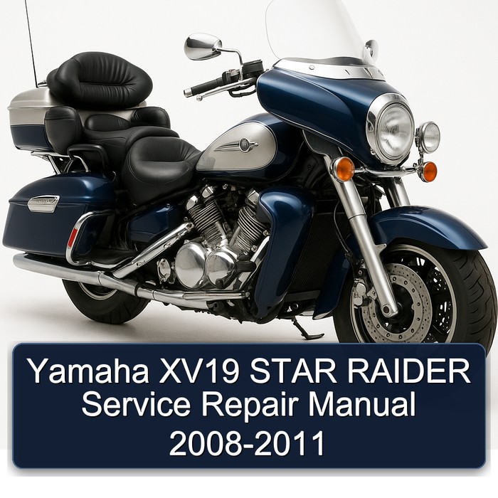 2008-2011 Yamaha Royal Star Venture XV19 Raider Service Repair Workshop Manual PDF