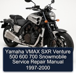1997-2000 Yamaha Vmax SXR Venture 500 600 700 Snowmobile Service Repair Workshop Manual PDF