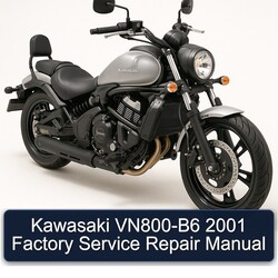 2001 Kawasaki Vulcan VN800-B6 Service Repair Workshop Manual PDF