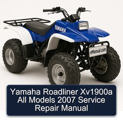 2007 Yamaha AT Models Roadliner XV1900A All Service Repair Workshop Manual PDF