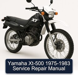 1975-1983 Yamaha XT Models XT-500 Service Repair Workshop Manual PDF