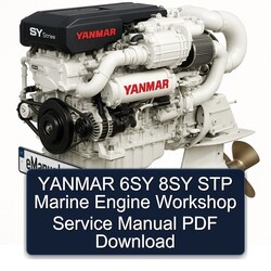 Yanmar 6SY 8SY STP Marine Engine Service Repair Workshop Manual PDF