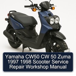 1997-1998 Yamaha Zuma CW50 Cw 50 Scooter Service Repair Workshop Manual PDF