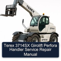 Terex 3714SX Girolift Perfora Handler Service Repair Workshop Manual PDF
