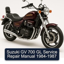 1984-1987 Suzuki Madura GV 700 GL Service Repair Workshop Manual PDF