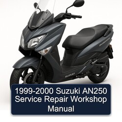 1999-2000 Suzuki Burgman Series AN250 Service Repair Workshop Manual PDF