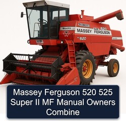 Massey Ferguson 520 525 Super II MF Owners Combine Service Repair Workshop Manual PDF