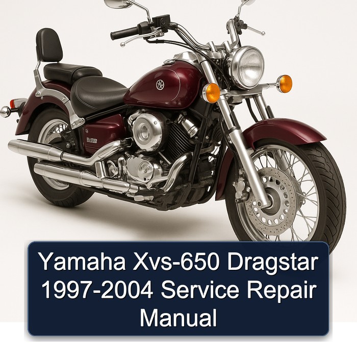1997-2004 Yamaha XVS Models XVS-650 Dragstar Service Repair Workshop Manual PDF