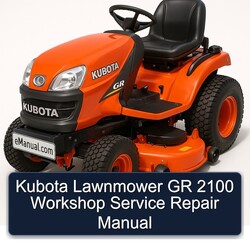 Kubota Lawnmower GR 2100 Service Repair Workshop Manual PDF