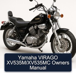 Yamaha Virago Xv535m/xv535mc Owners Owner's Manual PDF