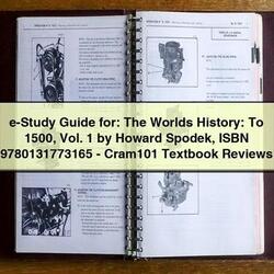 E-STUDY : Worlds History: 1500 Vol. 1 Howard Spodek Isbn 9780131773165-cram101 Textbook Reviews Service Repair Workshop Manual PDF