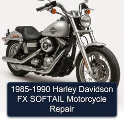 1985-1990 Harley Davidson Softail Fx Motorcycle Service Repair Workshop Manual PDF