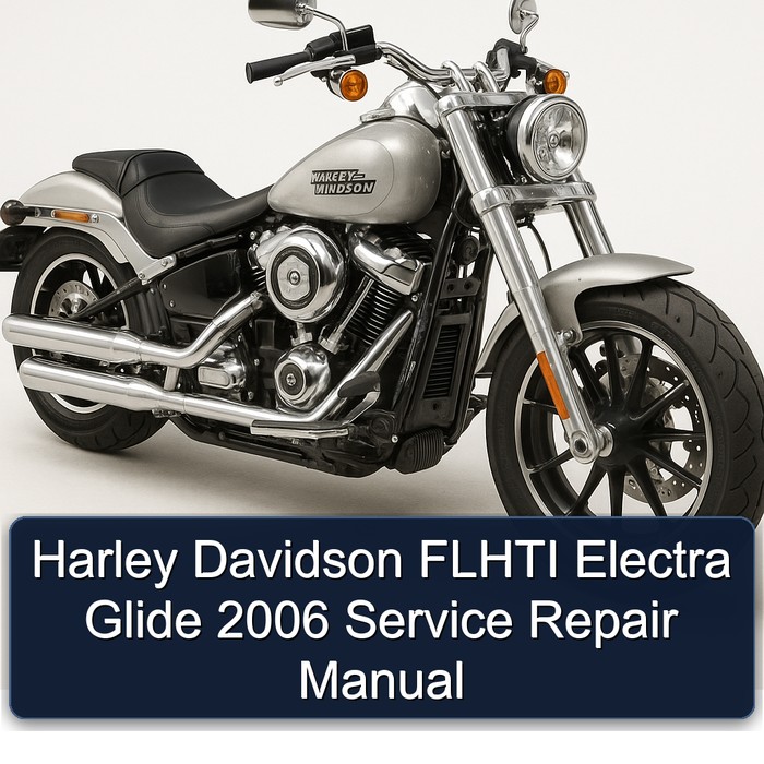2006 Harley Davidson Model 125 Flhti Electra Glide Service Repair Workshop Manual PDF