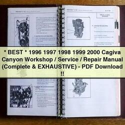 1998-2000 GMC Canyon Cagiva / ( Exhaustive) Service Repair Workshop Manual PDF