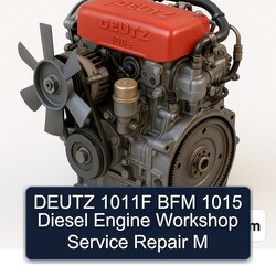 Deutz 1015 1011F BFM Diesel Engine M Service Repair Workshop Manual PDF