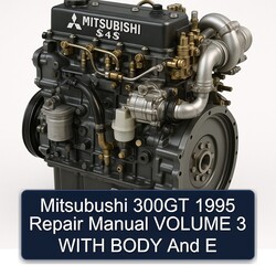 1995 Mitsubishi S 4 Series Mitsubushi 300GT Volume 3 Body E Service Repair Workshop Manual PDF