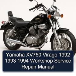 1992-1994 Yamaha Virago XV750 Service Repair Workshop Manual PDF