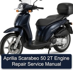 Aprilia Scarabeo 50 2T Engine Service Repair Workshop Manual PDF