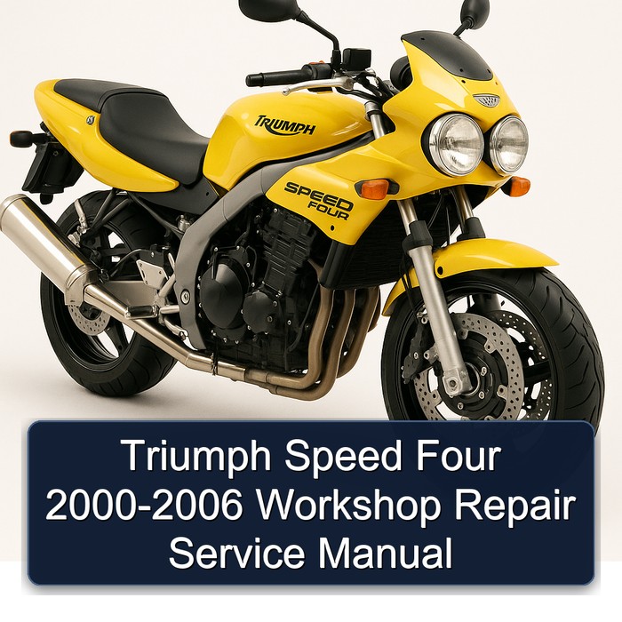 2000-2006 Triumph Speed Four Service Repair Workshop Manual PDF