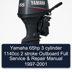 1997-2001 Yamaha 65HP 3 Cylinder 1140CC 2 Stroke Outboard Service Repair Workshop Manual PDF