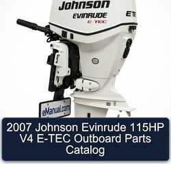 2007 Johnson Evinrude 115HP V4 E-TEC Outboard Parts Catalog PDF