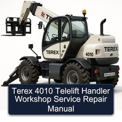 Terex 4010 Telelift Handler Service Repair Workshop Manual PDF