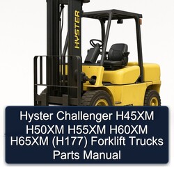 Hyster Challenger H45XM H50XM H55XM H60XM H65XM (H177) Forklift Trucks Parts Catalog PDF