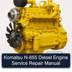Komatsu N 855 N-855 Diesel Engine Service Repair Workshop Manual PDF