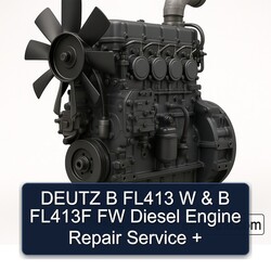 Deutz B FL BFL Series FL413 W FL413F FW Diesel Engine Service Repair Workshop Manual PDF