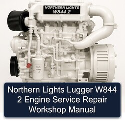 Northern Lights W844 2 Lugger Engine Service Repair Workshop Manual PDF