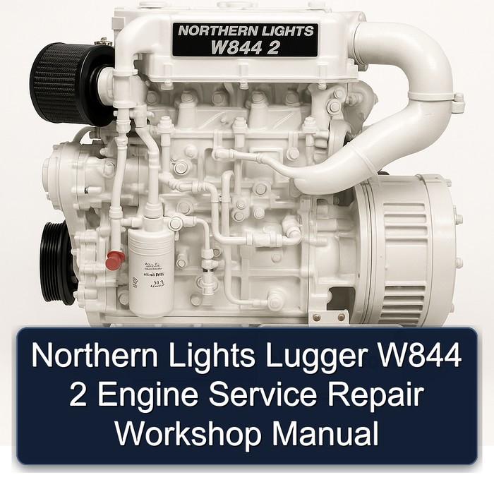 Northern Lights W844 2 Lugger Engine Service Repair Workshop Manual PDF