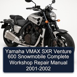 2001-2002 Yamaha Vmax SXR Venture 600 Snowmobile Service Repair Workshop Manual PDF
