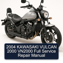 2000-2004 Kawasaki Vulcan VN2000 Service Repair Workshop Manual PDF