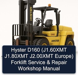 Hyster D160 (j1.60xmt J1.80xmt J2.00xmt Europe) Forklift Service Repair Workshop Manual PDF