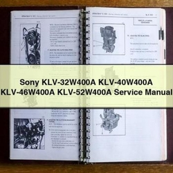 Manual de Servicio Sony KLV-32W400A, KLV-40W400A, KLV-46W400A, KLV-52W400A (PDF)