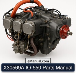 Continental IO 550 Series X30569A IO-550 Parts Catalog PDF
