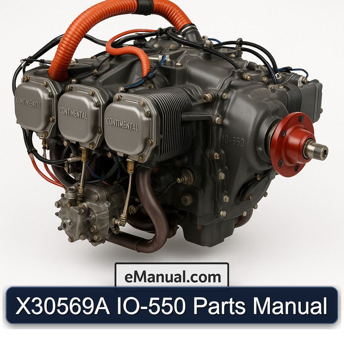 Continental IO 550 Series X30569A IO-550 Parts Catalog PDF