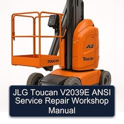 JLG Toucan V2039E Ansi Service Repair Workshop Manual PDF