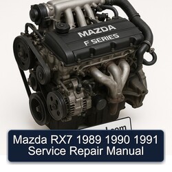 1989-1991 Mazda RX Models RX7 Service Repair Workshop Manual PDF
